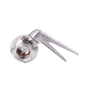 Válvulas borboleta de rosca macho higiênico sanitário de aço inoxidável