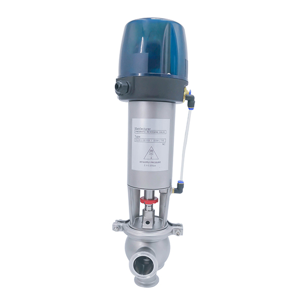 Válvulas Desviadoras Pneumáticas de 3 Vias Sanitárias LL com Controle