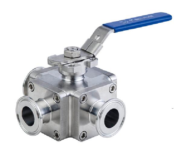 Válvulas de esfera portáteis com solda higiênica sanitária de aço inoxidável