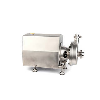 Bomba centrífuga portátil de rotor aberto sanitário de aço inoxidável