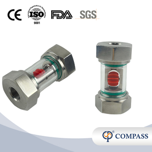 SS304 Indicador de fluxo de água do impulsor de aço inoxidável