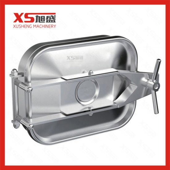 Tanque Sanitário Quadrado de Aço Inoxidável Manway