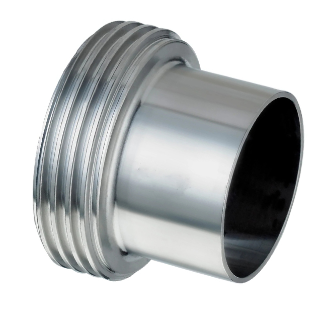 Porca redonda de aço inoxidável sanitária DIN para união