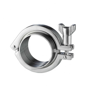 Conjunto de virola de grampo de silicone de aço inoxidável sanitário 304