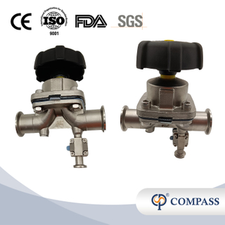 1/2 polegada de 12,7 mm de alta qualidade higiênica de aço inoxidável SS316L SMS CLAMP DIAFRAGMA EM