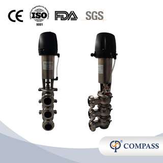 VÁLVULA DESVIADORA DE UNIÃO PNEUMÁTICA TIPO SS316L 111 (NC)