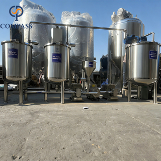 Venda quente CPS50-01A Sistema de equipamento de emulsão de qualidade alimentar OEM de aço inoxidável SS316L com bomba de lóbulo e tanque de emulsão