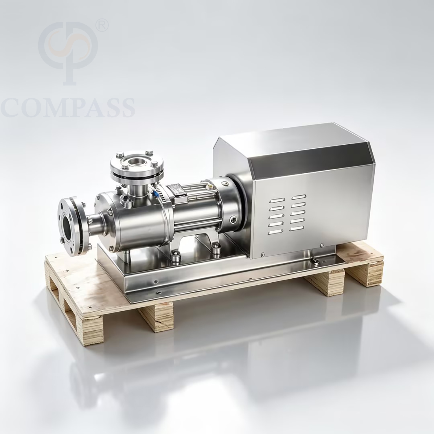 Bomba elétrica de aço inoxidável ss304 4kw santary venda quente 400v bomba paralela de parafuso duplo trifásico com isolamento de jaqueta