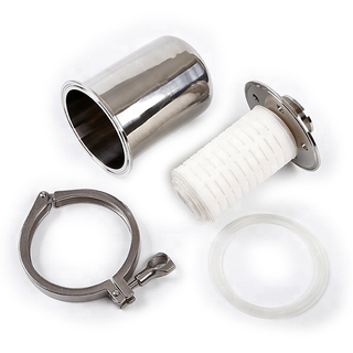 Conjunto de tanque de aço inoxidável sanitário equipamento respirador de ar