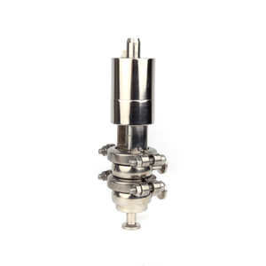 Válvulas Desviadoras Pneumáticas Sanitárias DN20 Mini SS304 SS316L