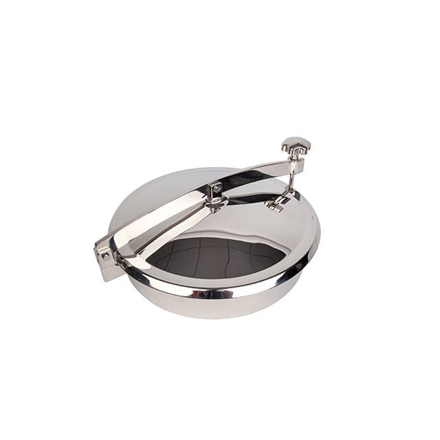 Visor higiênico de aço inoxidável Manway do tanque