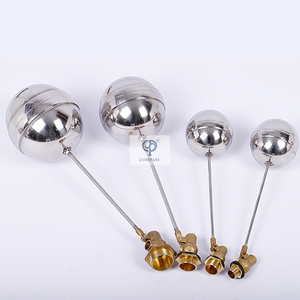 Válvula de esfera flutuante de latão industrial para tanque de água