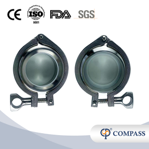 DN15 SS304 Glass de mira de aço inoxidável sanitário