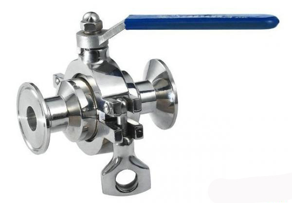 Válvulas de esfera portáteis com solda higiênica sanitária de aço inoxidável