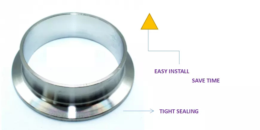 A&ccedil;o inoxid&aacute;vel sanit&aacute;rio 304 316L ponteira