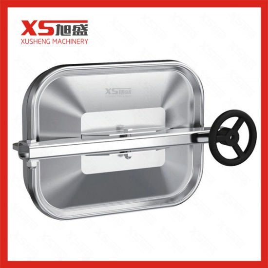 Tanque Sanitário Quadrado de Aço Inoxidável Manway