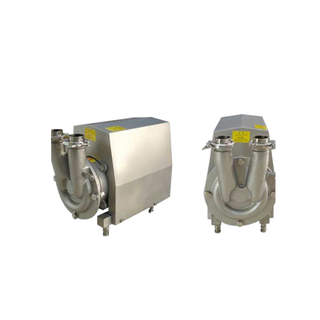 Bomba sanitária de aço inoxidável CIP autoescorvante