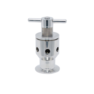 Válvula de respiro ajustável sanitária de aço inoxidável SS304 SS316L