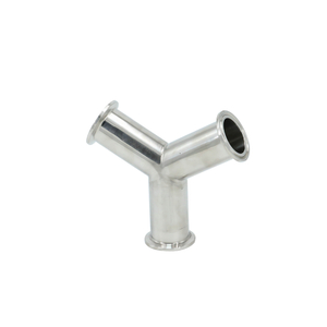 T de Aço Inoxidável Higiênico SS304 Sanitário Tri Fixação Y