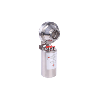 Braçadeira pneumática pneumática de aço inoxidável Válvula Borboleta