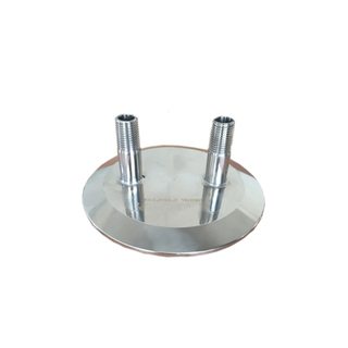 Tampa final Tri-Clamp com adaptadores Fnpt