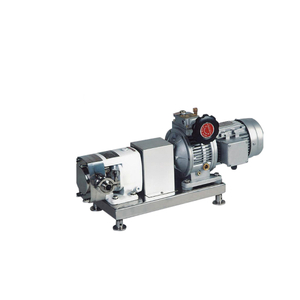  Bomba de rotor de lóbulo de aço inoxidável com redutor de engrenagem